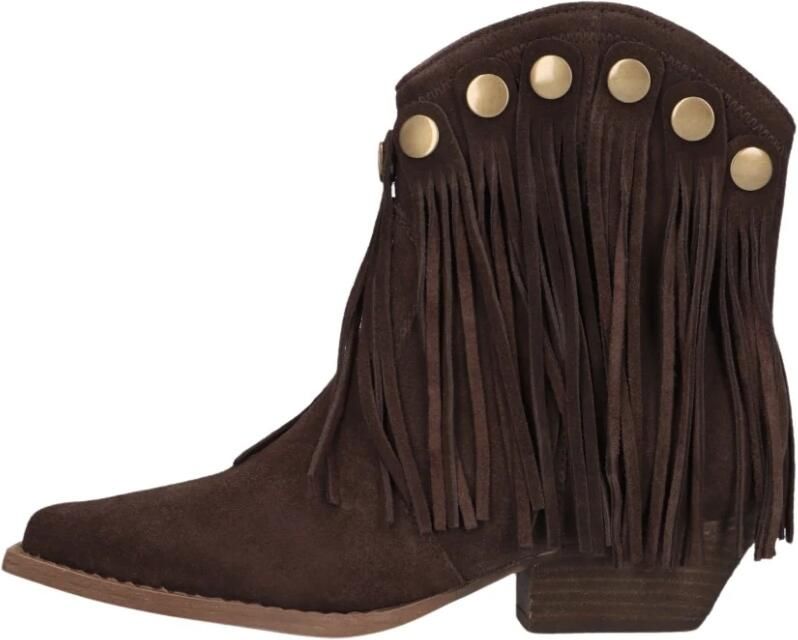 BLASZ Shn3a231-12 Enkellaarsjes Enkelboots met rits Dames Bruin - Foto 6