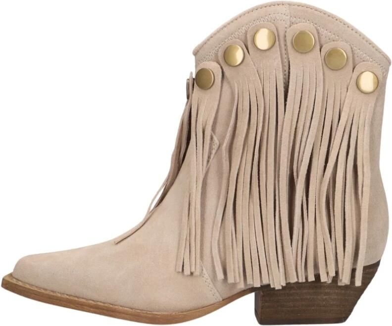 BLASZ Shn3a231-12 Enkellaarsjes Enkelboots met rits Dames Beige - Foto 6