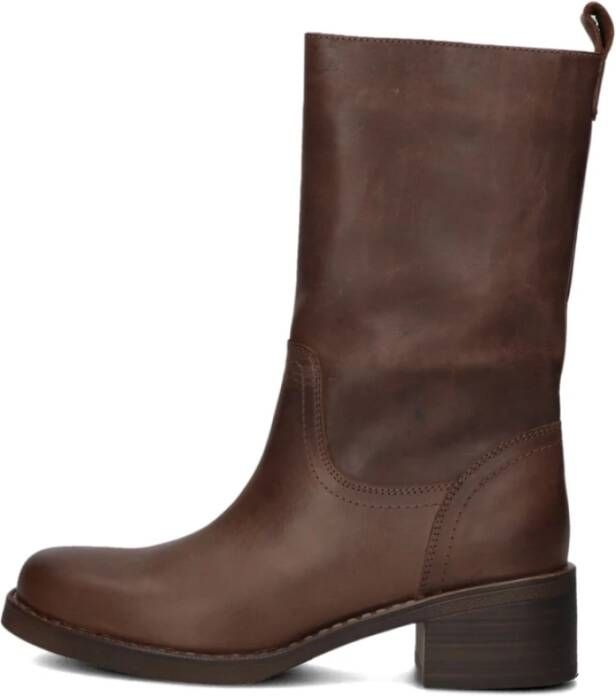 Blasz Bruine leren hoge laarzen Model 2167