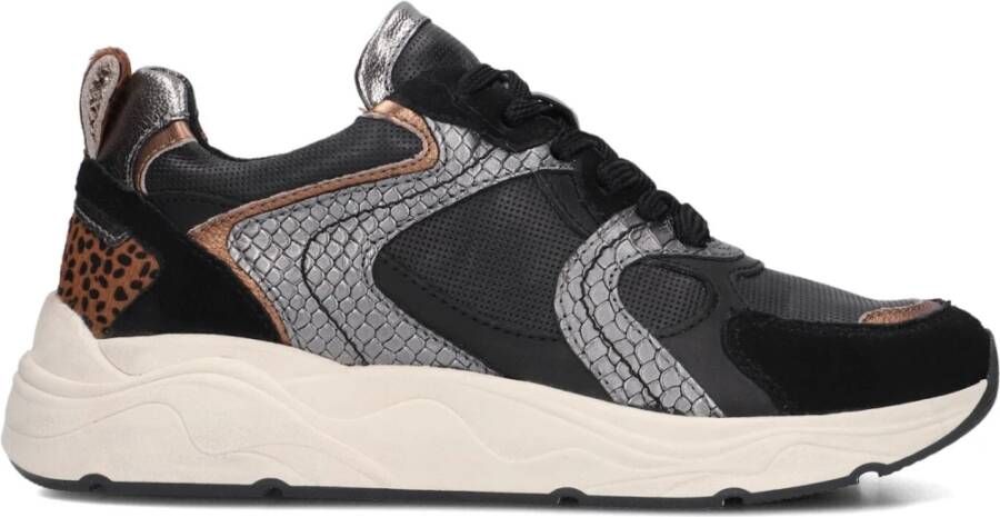 BLASZ Cirop-07 Sneakers Dames Leren Sneaker Zwart