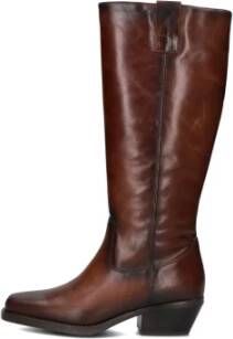 BLASZ Hoge Laarzen Dames 2dotta210 Maat: 38 Materiaal: Leer Kleur: Cognac - Foto 3