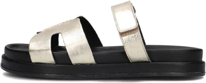 BLASZ Slippers Dames Lpmag-43 Maat: 38 Materiaal: Leer Kleur: Goud - Foto 3