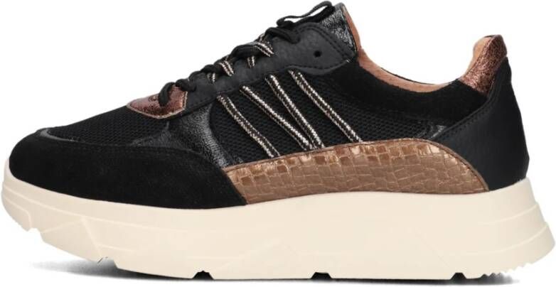 BLASZ Kady Fat Sneakers Dames Leren Sneaker Zwart - Foto 2