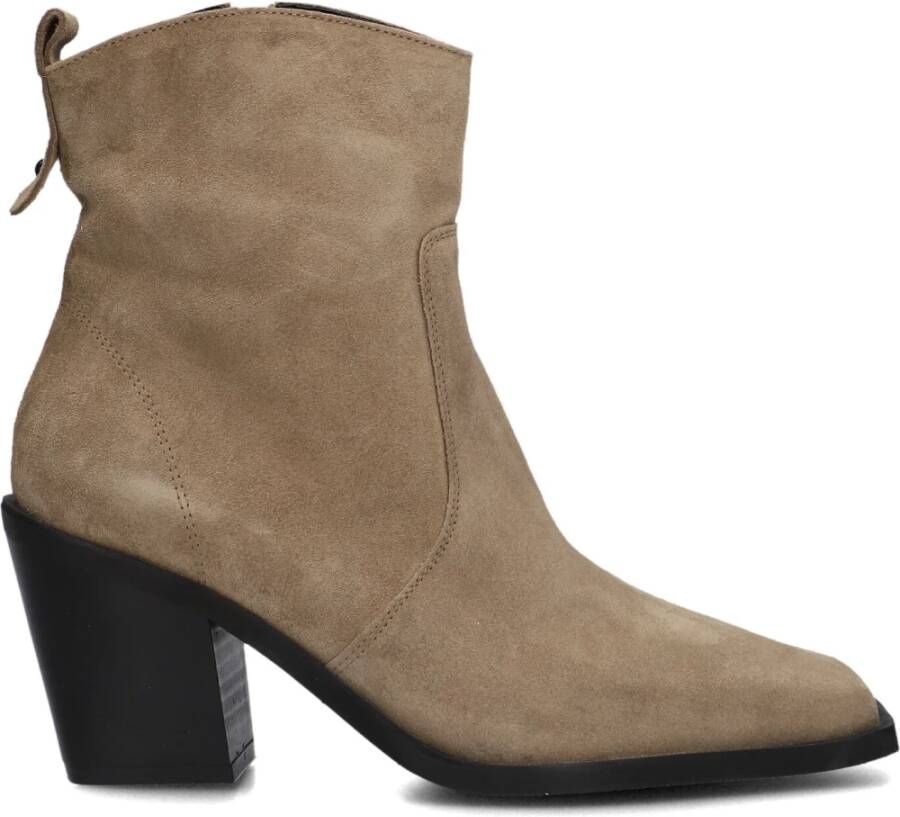 Blasz Taupe Enkellaarsjes