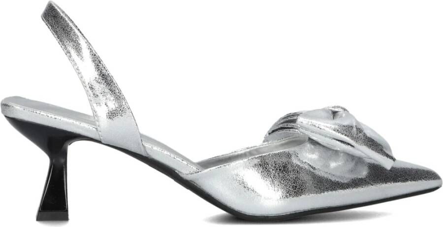 Blasz Zilveren Pumps met Puntneus