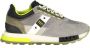 Blauer Ademend Mesh Bovenwerk Sneaker in Grijs Multicolor Heren - Thumbnail 1