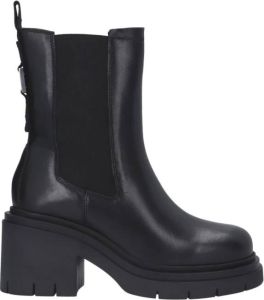 Blauer Ankle Boots Zwart Dames