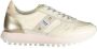 Blauer Sportieve Beige Vetersneakers met Contrastdetails Beige Dames - Thumbnail 2