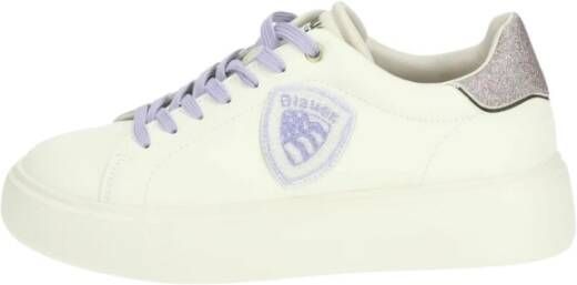 Blauer Dames Leren Sneakers S4Venus01 Ril Venus01 White Dames