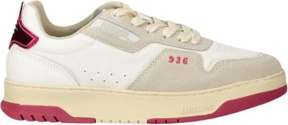 Blauer Fuchsia Platte Schoenen Stijlvol Ontwerp Multicolor Dames