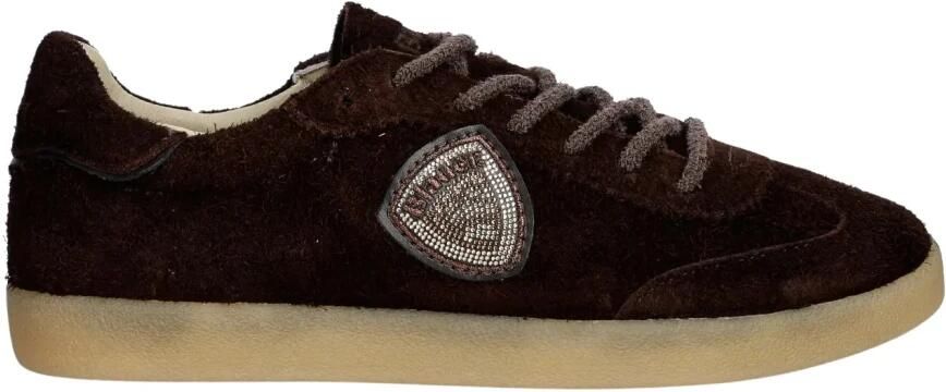 Blauer.USA Sneakers laag donkerbruin