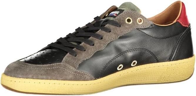 Blauer Zwarte Polyester Sneaker