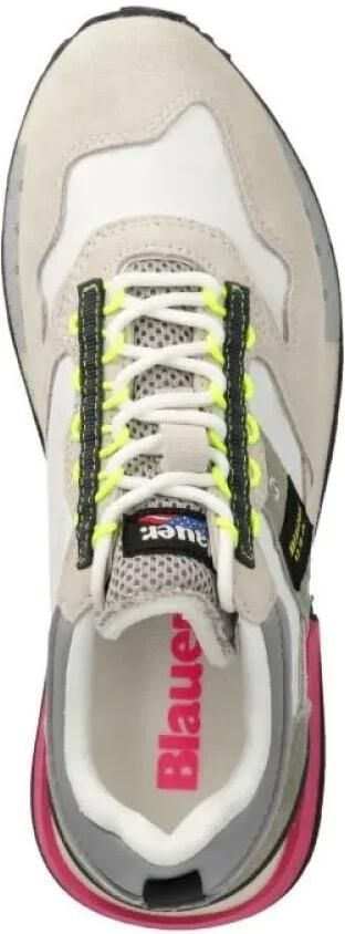 Blauer Witte Canvas Roze Damesschoenen Multicolor Dames - Foto 2