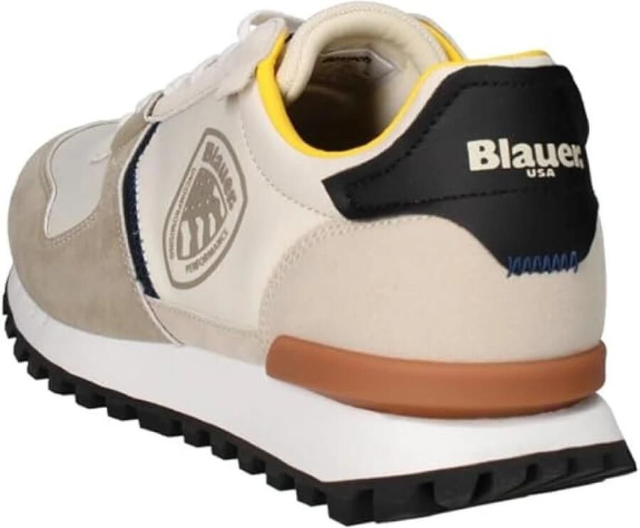 Blauer Heren Lage Sneakers van Synthetisch Leer Multicolor - Foto 2