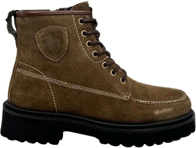 Blauer Lace-up Boots - Foto 2