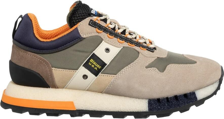 Blauer Lace-Up Heron Sneakers - Foto 2