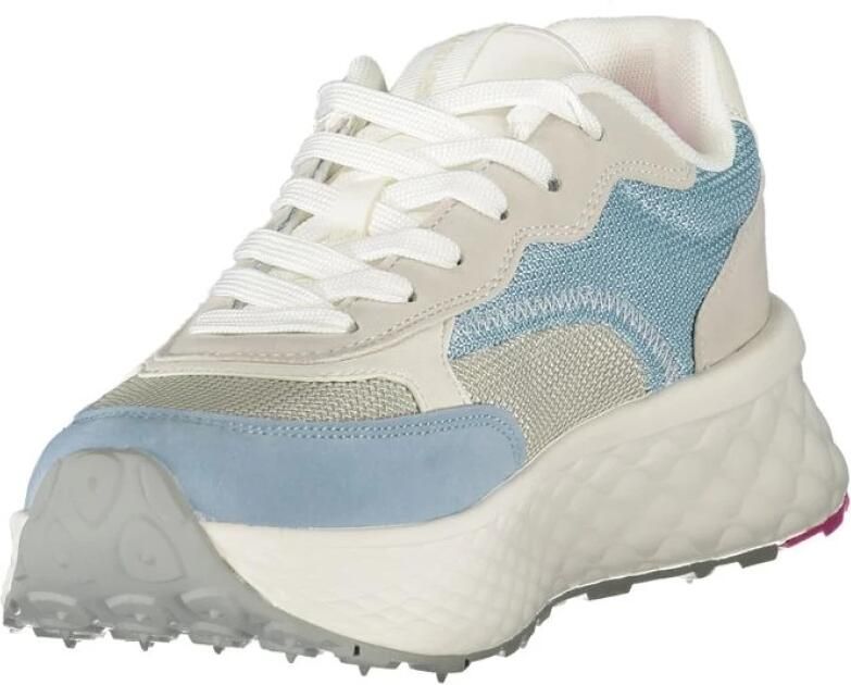 Blauer Dynamische Street Style Sneakers met Verwijderbare Binnenzool - Foto 2