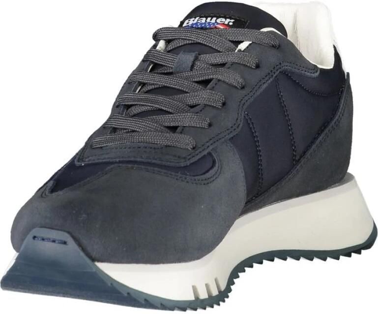 Blauer Leren sneakers Tokyo01 - Foto 2