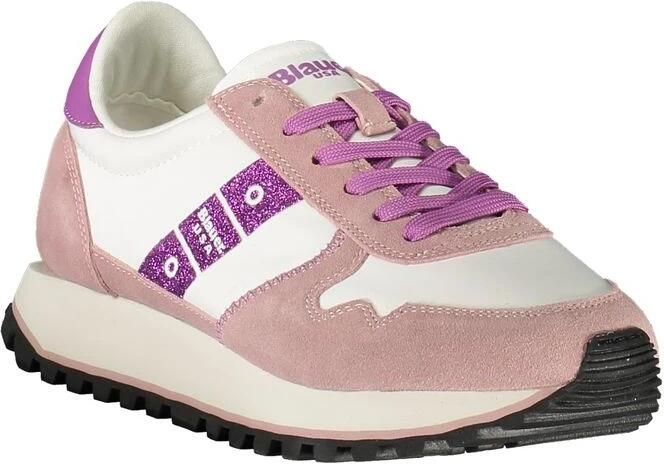Blauer Roze Sneakers Eco-Vriendelijk Casual Stijl Multicolor Dames - Foto 3