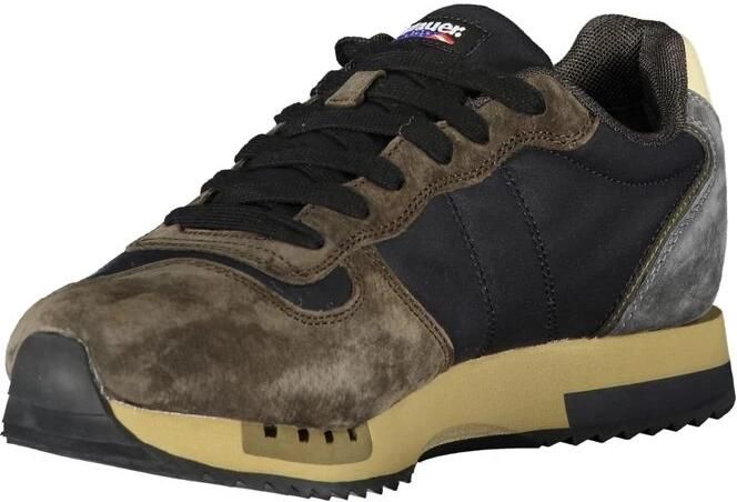 BLAUER Lage Sneakers Heren Queens01 Maat: 44 Materiaal: Suède Kleur: Blauw