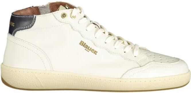 Blauer Heren Hoge Top Leren Sneakers Murray 02 White Heren - Foto 4