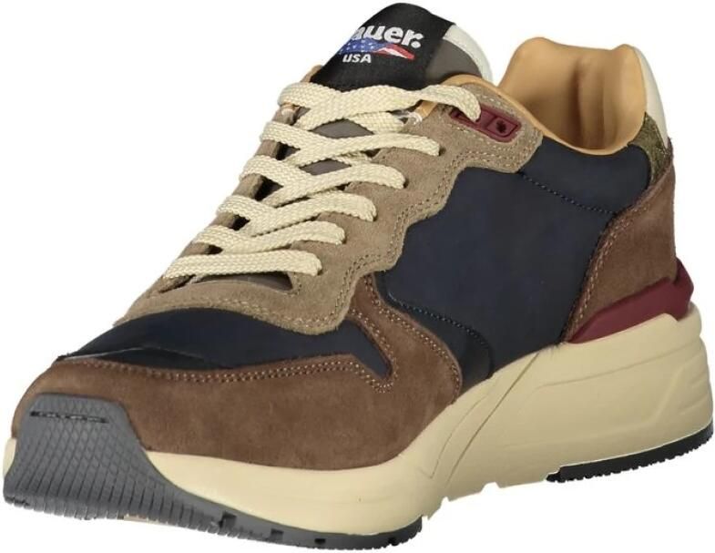 Blauer Ray marine leren sportschoenen - Foto 2