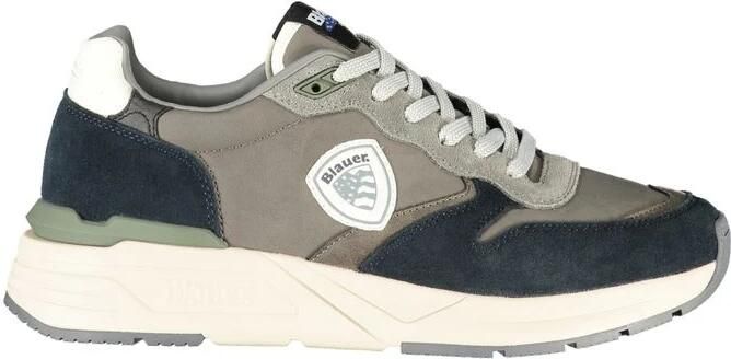 Blauer Leren Sneaker