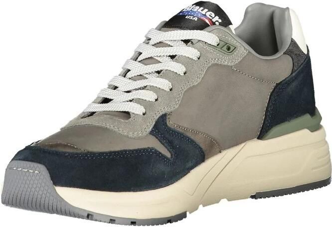 Blauer Leren Sneaker - Foto 2