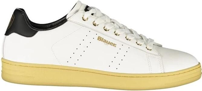 Blauer Leren Sneaker