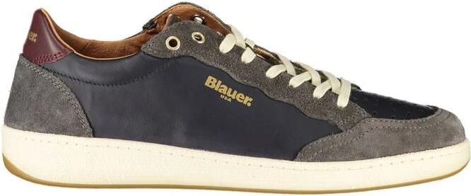 Blauer Leren Sneaker