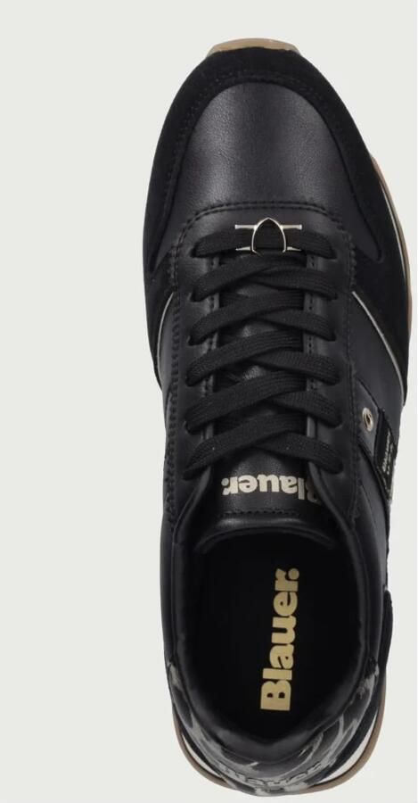 Blauer.USA Sneakers laag goud zwart - Foto 8