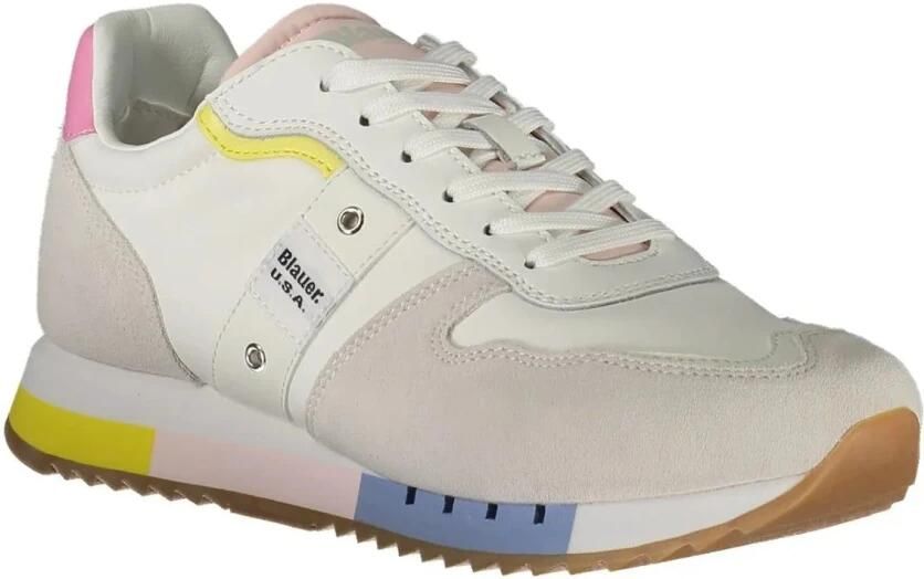 Blauer Lace-Up Sneakers met Uitneembare Binnenzool - Foto 3