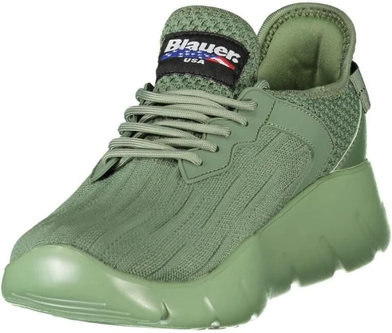 Blauer Polyester Sneaker