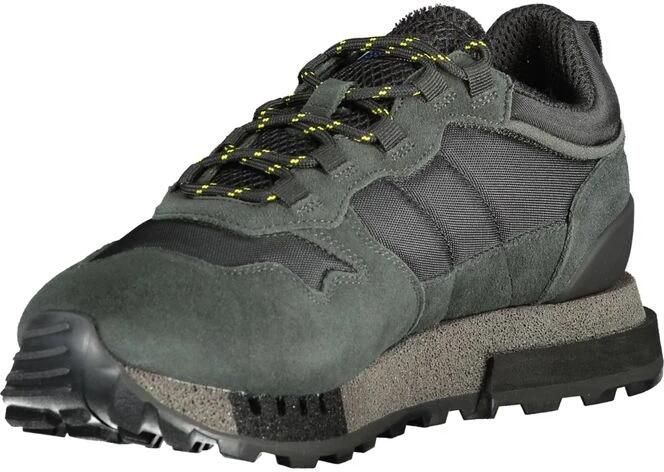Blauer Zwarte Polyethyleen Heren Sneaker