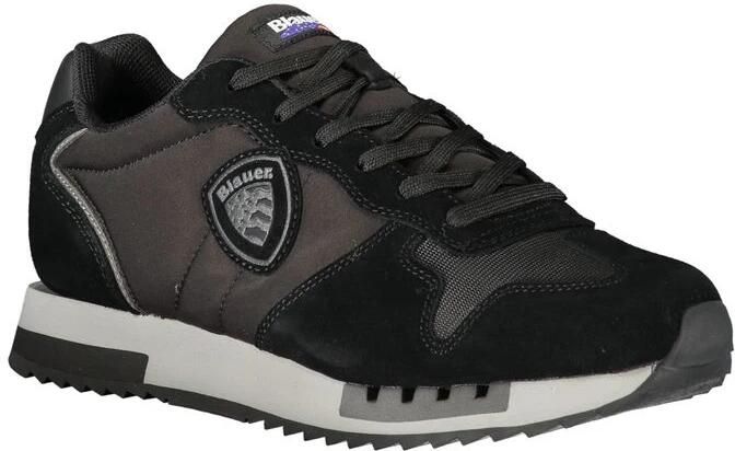 Blauer Polyurethaan Sneaker - Foto 3