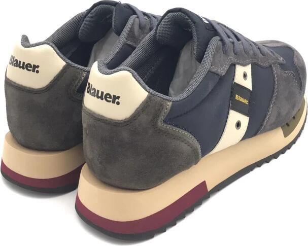 Blauer.USA Sneakers laag donkerblauw grijs aardetinten wit - Foto 14