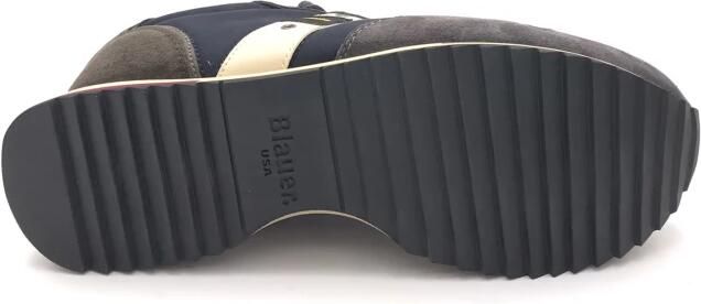 Blauer.USA Sneakers laag donkerblauw grijs aardetinten wit - Foto 17