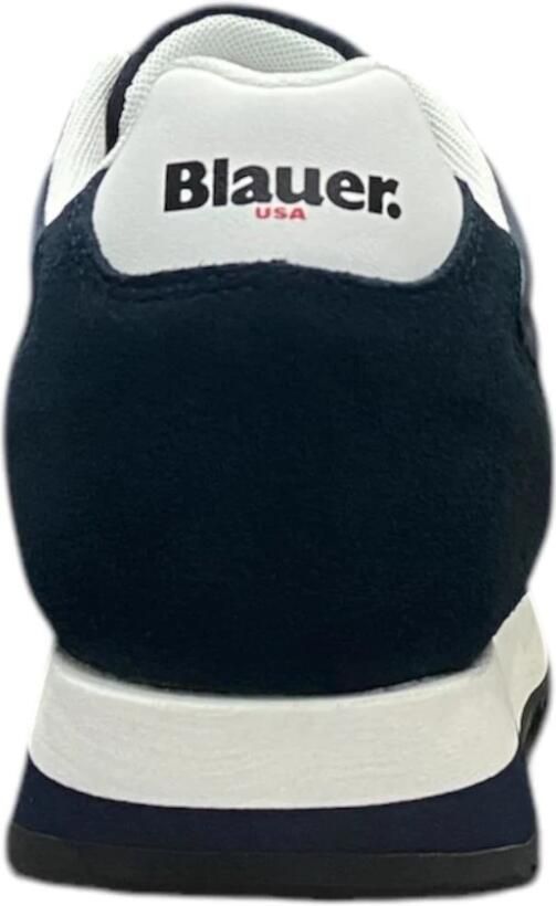 Blauer Dynamische Contrast Kant Sneakers