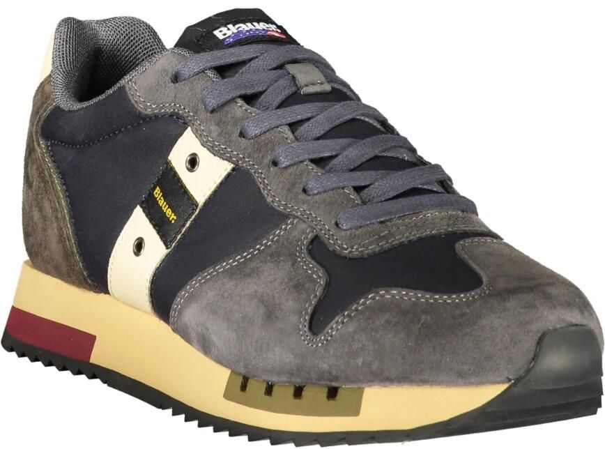 Blauer.USA Sneakers laag donkerblauw grijs aardetinten wit - Foto 10
