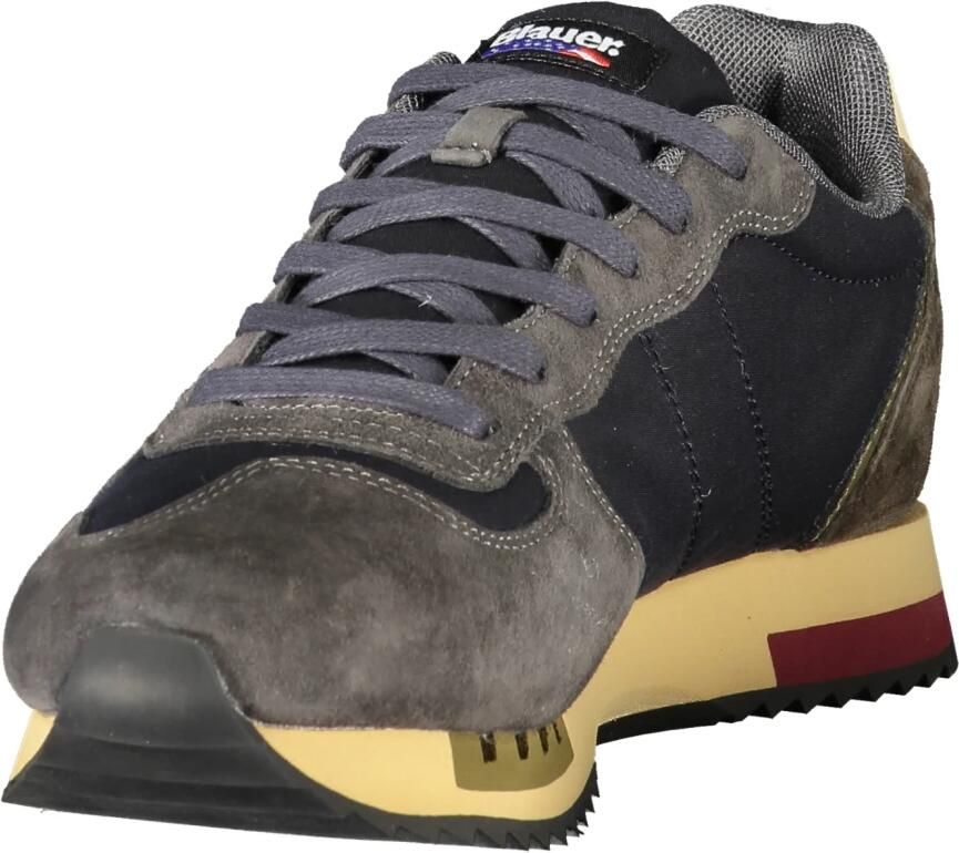 Blauer.USA Sneakers laag donkerblauw grijs aardetinten wit - Foto 9