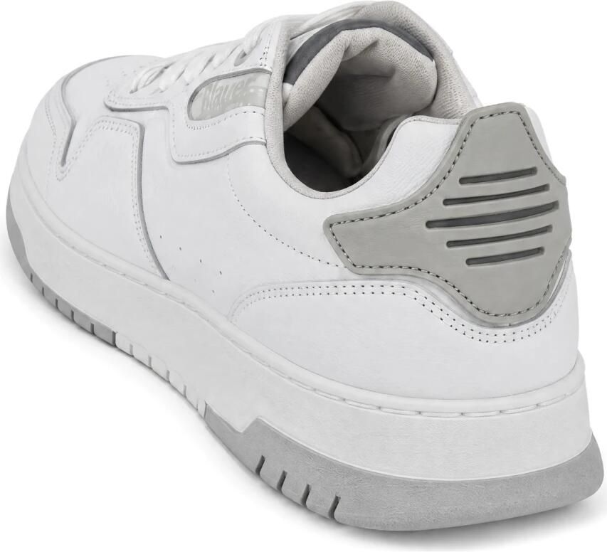 Blauer Witte Leren Sneakers Model S3Harper07 Lea White Heren - Foto 2