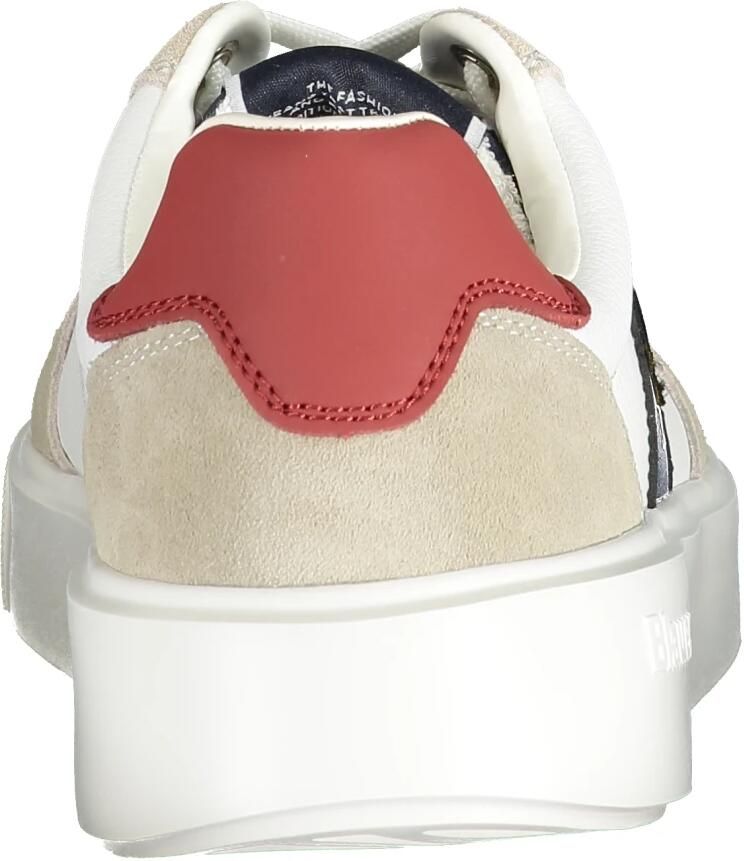 Blauer Witte Polyethyleen Heren Sneaker - Foto 2