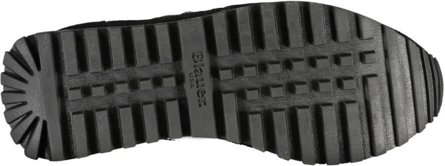 BLAUER Lage Sneakers Dames Millen03 Maat: 39 Materiaal: Suède Kleur: Zwart - Foto 2
