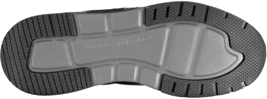 Blauer Zwarte Polyester Sneaker met Contrastdetails - Foto 4