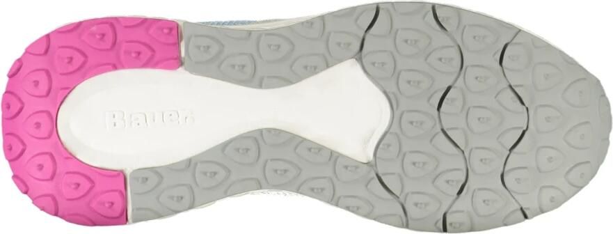 Blauer Dynamische Street Style Sneakers met Verwijderbare Binnenzool - Foto 4