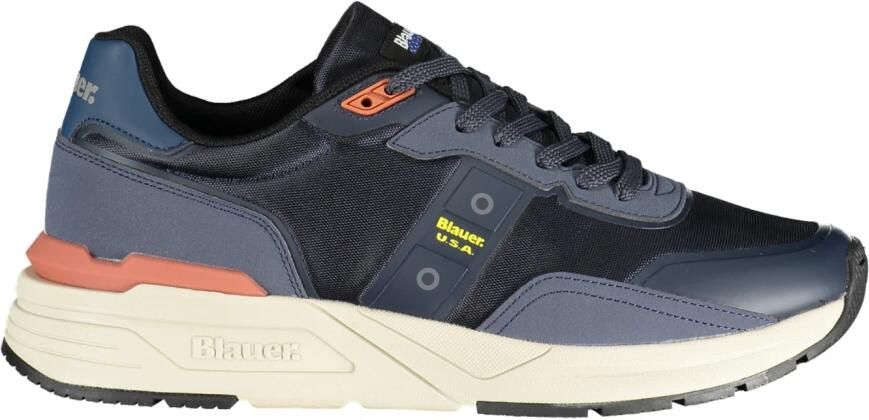 Blauer Blauwe Sneakers Stijlvol Casual Comfortabel Blue Heren - Foto 2