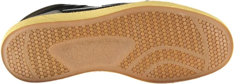 Blauer Zwarte Vetersneakers met Contrastdetails Black Heren - Foto 4