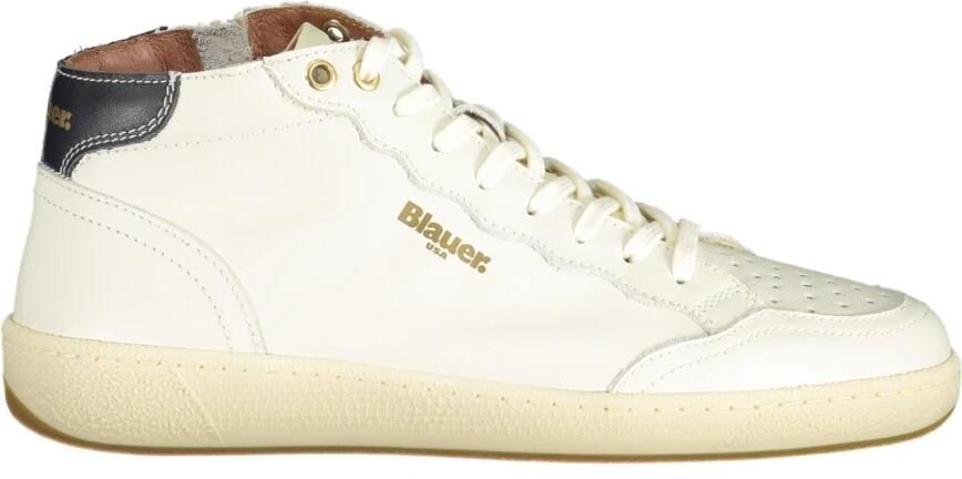 Blauer Heren Hoge Top Leren Sneakers Murray 02 White Heren - Foto 2