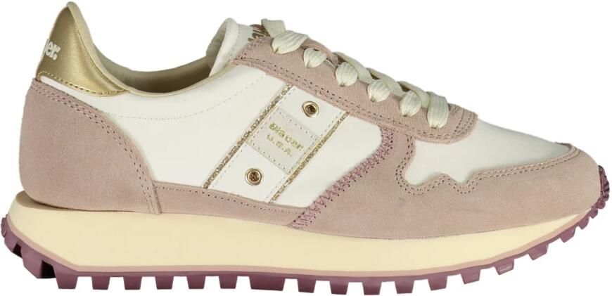 Blauer Chique Sneakers met Gedurfde Details - Foto 3