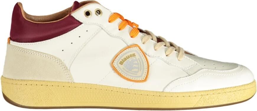 Blauer Strakke Witte Sneakers met Contrasterende Accenten - Foto 2